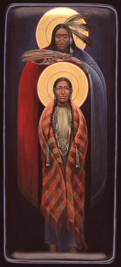 Annunciation #76 Sacred Art by Fr. John B. Giuliani