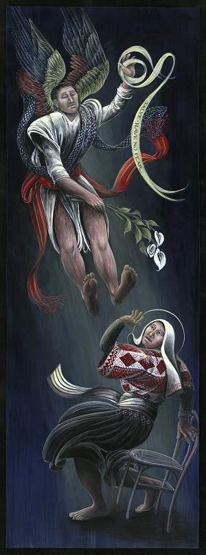 Guatemalan Have No Fear Sacred Art by Rev. Fr. John B. Giuliani